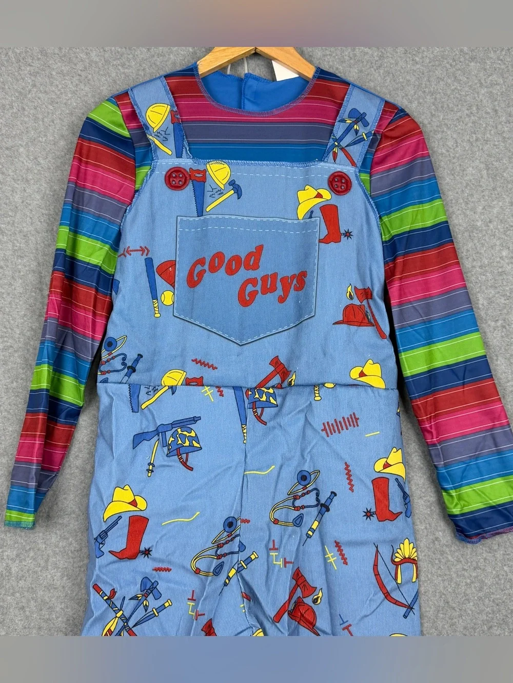 Boys XL 14-16 Chucky Classic Halloween Costume Horror Movie Doll New